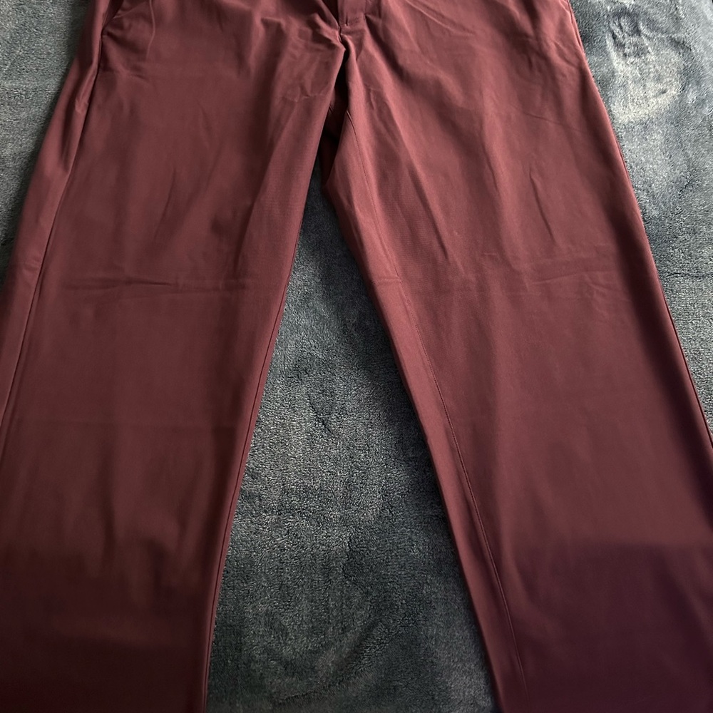 CRZ YOGA Men's Maroon Chinos 40/34